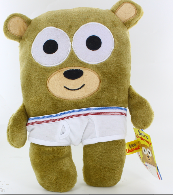 Tighty Whitey Toys Adorable Bear in Underwear 8 Inches