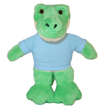 Soft Plush Alligator with Tee 12"