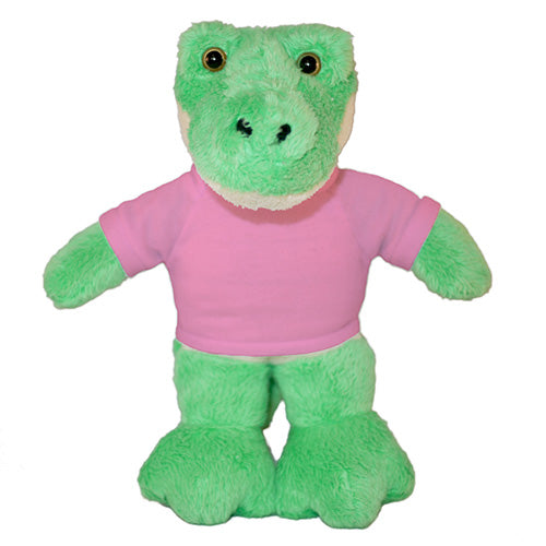 Soft Plush Alligator with Tee 12"