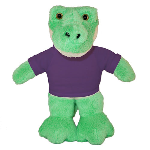 Soft Plush Alligator with Tee 12"