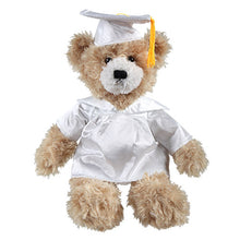 Soft Plush Graduation Beige Brandon Teddy Bear white