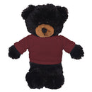 Soft Plush Black Teddy Bear with Tee-3