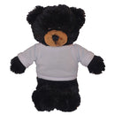 Soft Plush Black Teddy Bear with Tee-8
