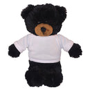 Soft Plush Black Teddy Bear with Tee-18
