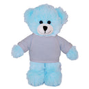 Soft Plush Blue Teddy Bear with Tee-8