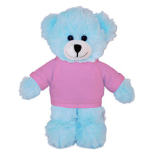 Soft Plush Blue Teddy Bear with Tee