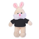 Standing Bunny with Black, Featuring a Cute T-Shirt and Soft Fur by Plushland.