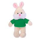 Standing Bunny with Kelly Green, Featuring a Cute T-Shirt and Soft Fur by Plushland.
