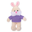 Standing Bunny with Tee Lavender, Featuring a Cute T-Shirt and Soft Fur by Plushland.