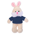 Standing Bunny with Navy-Blue, Featuring a Cute T-Shirt and Soft Fur by Plushland.