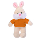 Standing Bunny with Orange, Featuring a Cute T-Shirt and Soft Fur by Plushland.