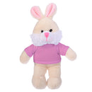 Standing Bunny with Pink, Featuring a Cute T-Shirt and Soft Fur by Plushland.