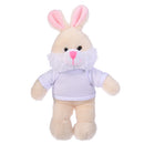Standing Bunny with White, Featuring a Cute T-Shirt and Soft Fur by Plushland.