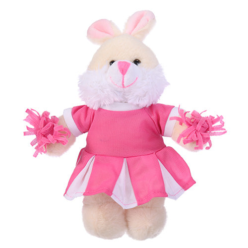Soft Plush Bunny in Cheerleader Outfit