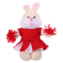Soft Plush Bunny in Cheerleader Outfit