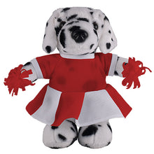 Soft Plush Stuffed Dalmatian with Cheerleader Outfit