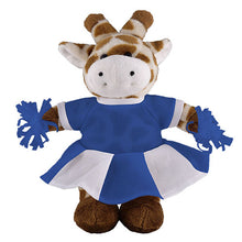 Soft Plush Stuffed Giraffe with Cheerleader Outfit