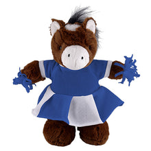 Soft Plush Stuffed Horse with Cheerleader Outfit