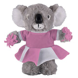 Soft Plush Stuffed Koala with Cheerleader Outfit