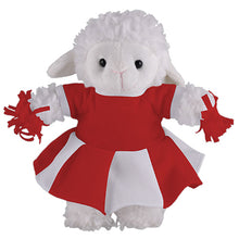 Soft Plush Stuffed Sheep with Cheerleader Outfit