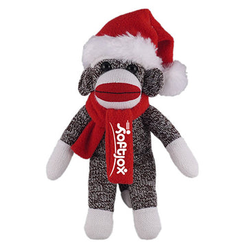 Original Gray Sock Monkey 10"