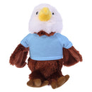 Soft Plush Eagle with Tee 12"-1