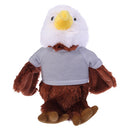 Soft Plush Eagle with Tee 12"-8