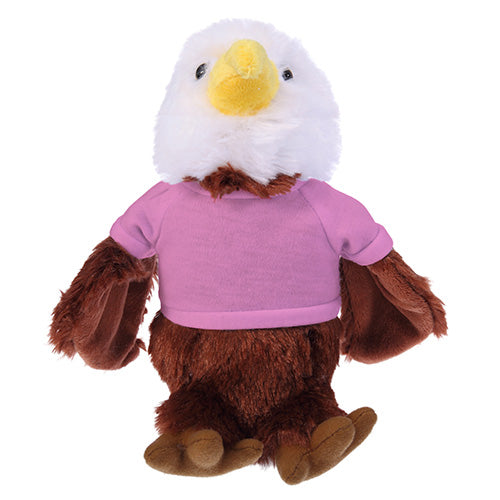 Soft Plush Eagle with Tee 12"