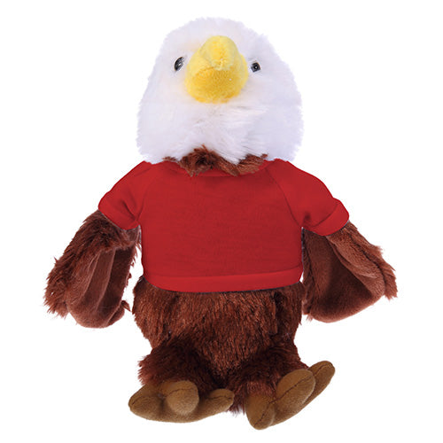 Soft Plush Eagle with Tee 12"