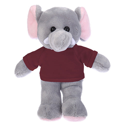 Soft Plush Elephant with Tee 12"