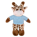 Soft Plush Giraffe with Tee 8"-1