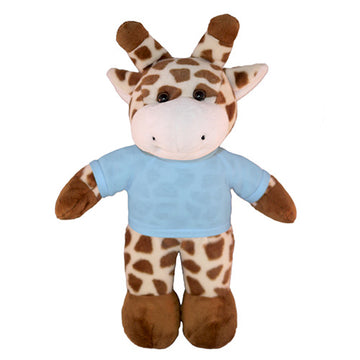 Soft Plush Giraffe with Tee 8"