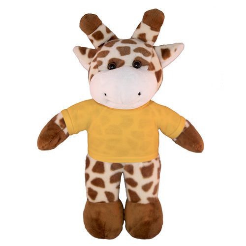 Soft Plush Giraffe with Tee 8"