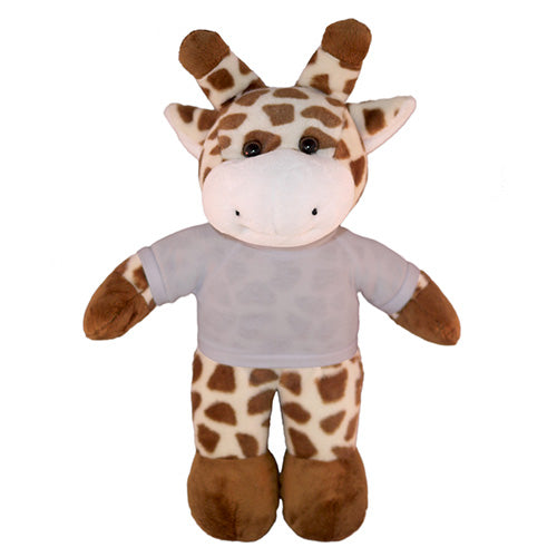 Soft Plush Giraffe with Tee 8"