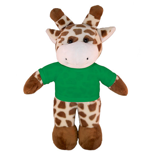 Soft Plush Giraffe with Tee 8"
