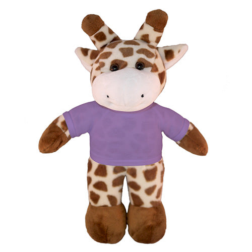 Soft Plush Giraffe with Tee 8"