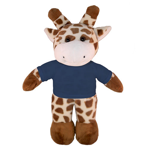 Soft Plush Giraffe with Tee 8"