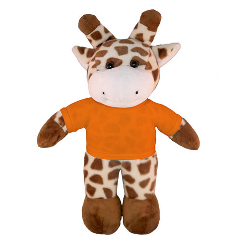 Soft Plush Giraffe with Tee 8"