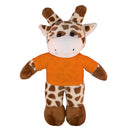 Soft Plush Giraffe with Tee 8"-9