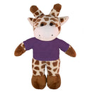 Soft Plush Giraffe with Tee 8"-11