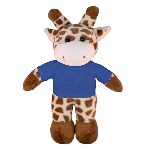 Soft Plush Giraffe with Tee 8"