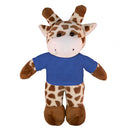 Soft Plush Giraffe with Tee 8"-13