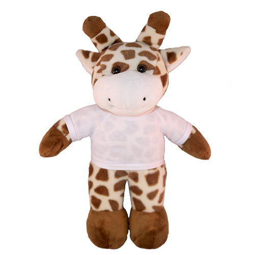Soft Plush Giraffe with Tee 8"