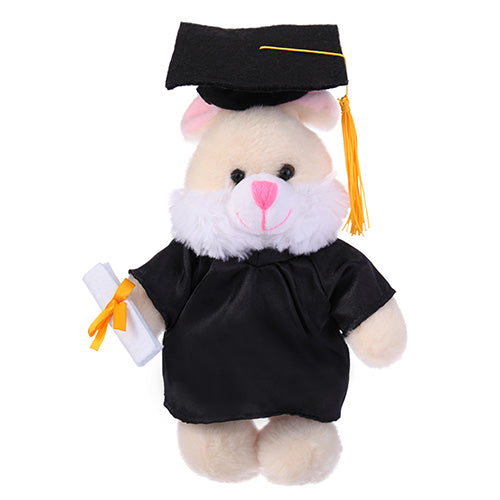 Graduation Stuffed Animal Plush Bunny 12"