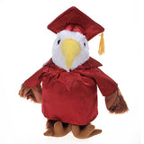 Graduation Stuffed Animal Plush Eagle 12"