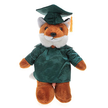 Graduation Stuffed Animal Plush Fox 12