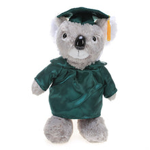Soft Plush Koala in Graduation Cap & Gown Stuffed Animal forest green