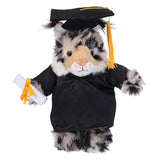 Graduation Stuffed Animal Plush Wild Cat Lynx 12"