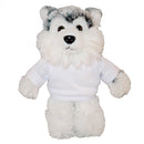 Soft Plush Husky with Tee 12"-18