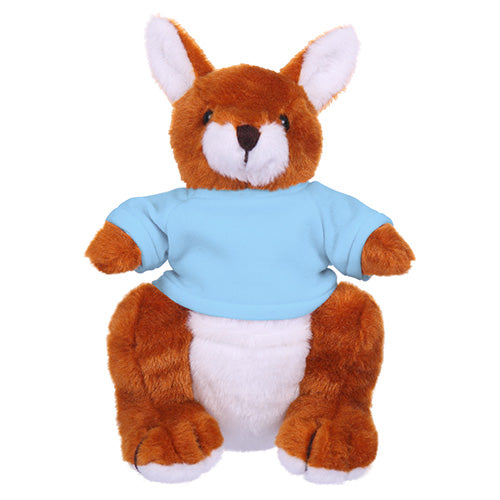 Soft Plush Kangaroo with Tee 8"